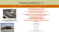 Desktop Screenshot of nicholsoncontracting.com